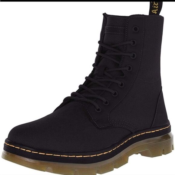Dr. Martens Combs Y Black Boots Sz  5 - Picture 1 of 13